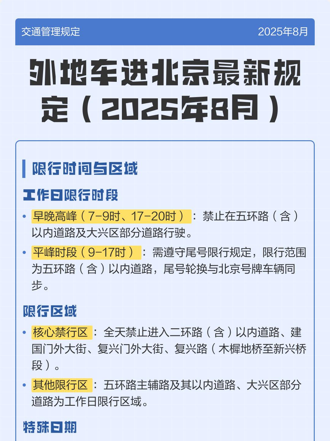 北京道路限行〃北京道路限行时间与道路-第3张图片