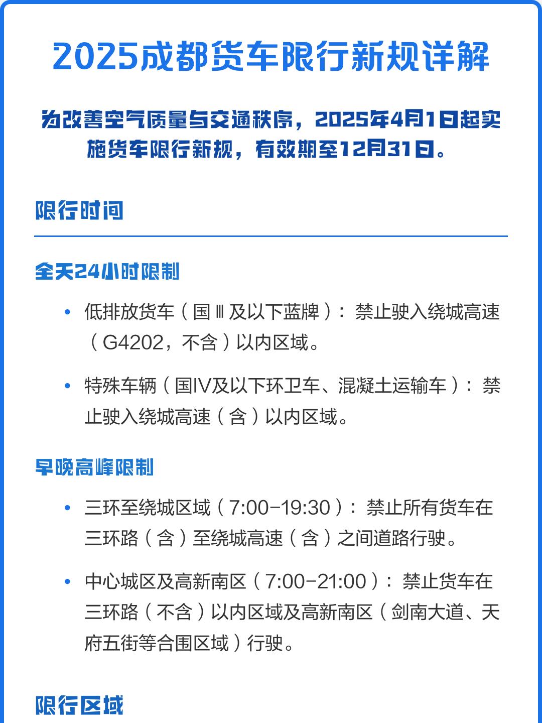 成都限行时间新规2020年5月,成都限行最新规定2020-第2张图片
