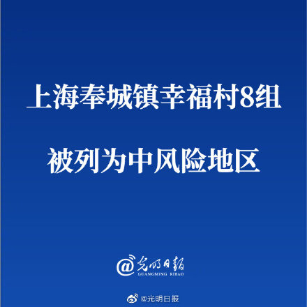 上海新增3个中风险地区〃上海一地区调整为中风险-第1张图片